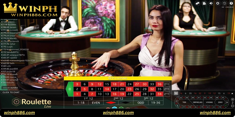 Popular Live Casino Games at WinPH