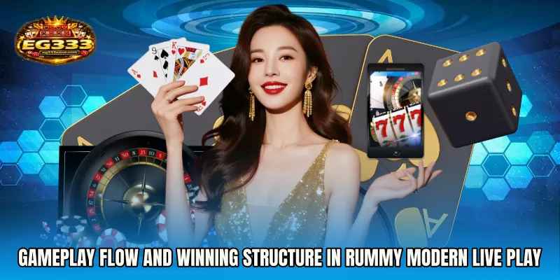 Gameplay Flow and Winning Structure in Rummy Modern live play