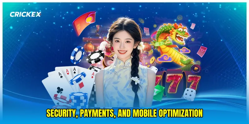 Security, payments, and mobile optimization